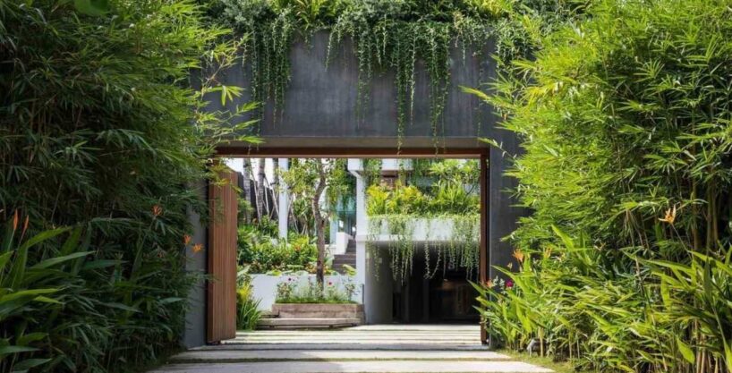 Mat tien sau nha - MANSION