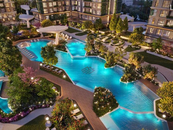 master plan night time lumiere boulevard - MANSION