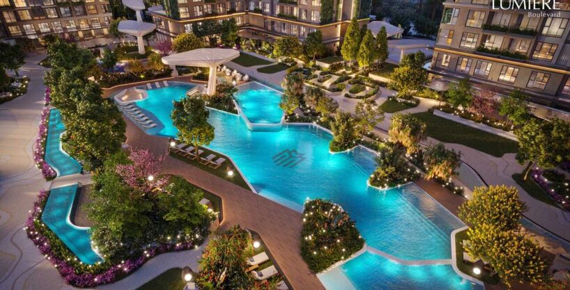 master plan night time lumiere boulevard - MANSION