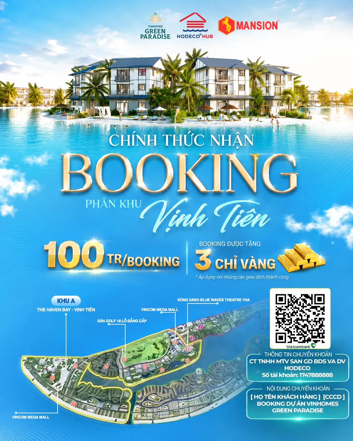 VINHOMES GREEN PARADISE CẦN GIỜ - MANSION Banner Vinh Tien Vinhomes Can Gio 1 - MANSION